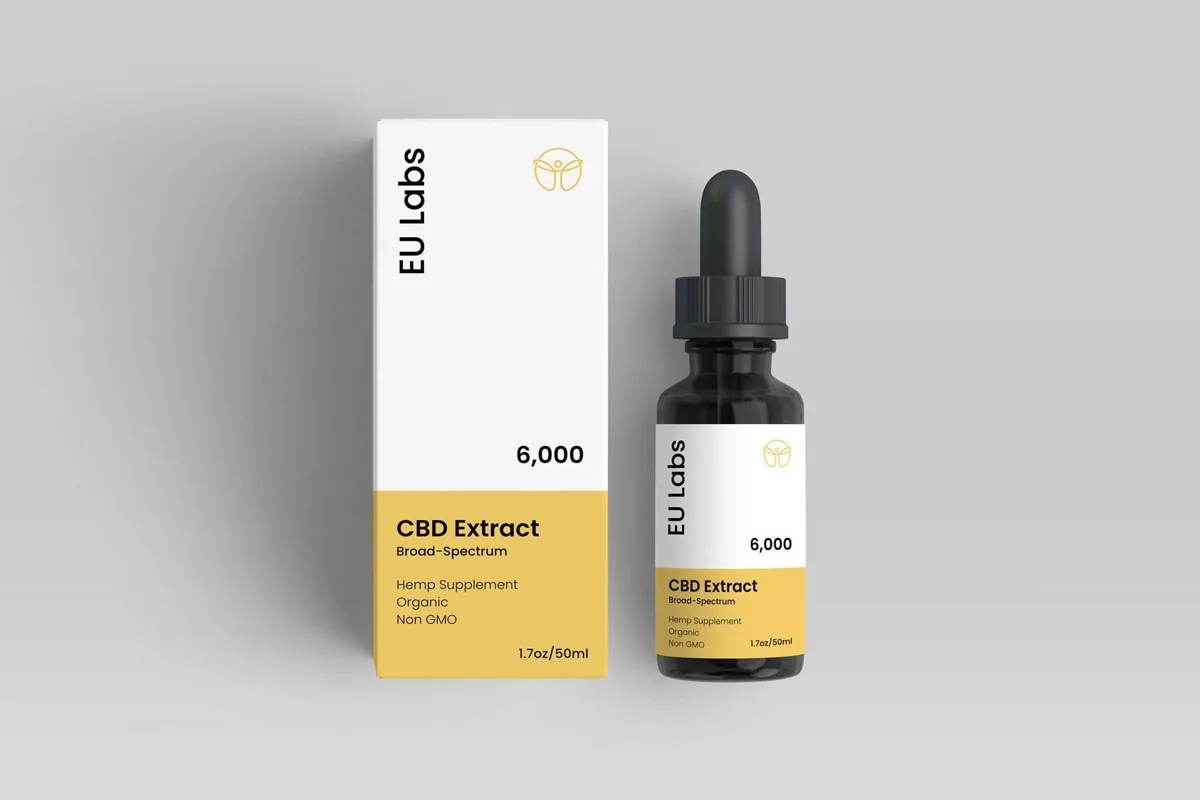 6000mg broad-spectrum CBD oil dropper bottle — CBD Oil Brisbane